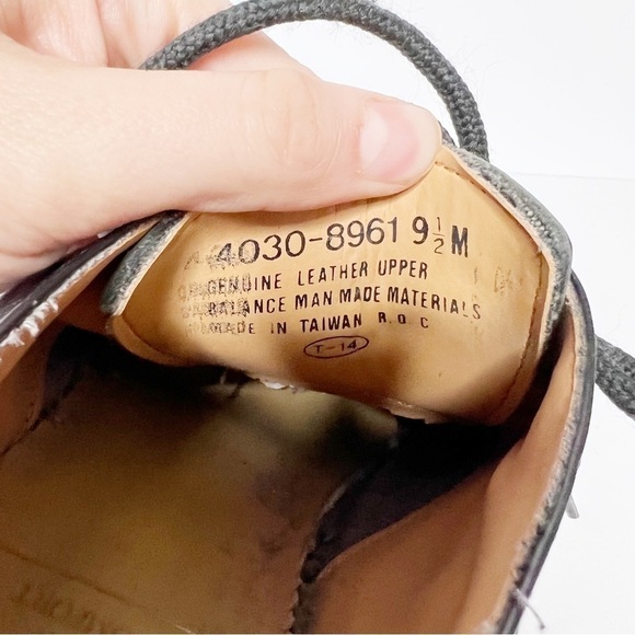Vintage Dr. Martens Look Shoes Size 11 Women’s Oxfords Leather Black - Picture 6 of 6